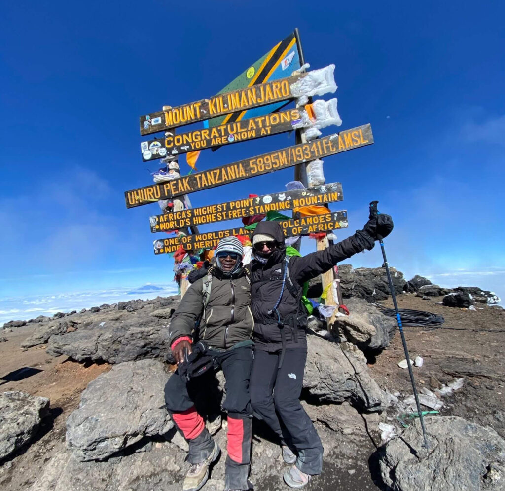 top of mount kilimanjaro