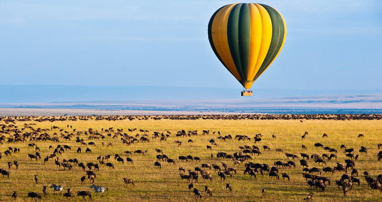 hot air balloon safari